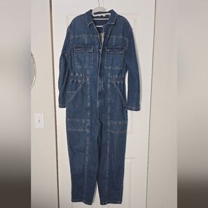 Universal Thread Blue Denim Jumpsuit